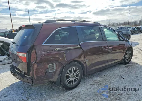 2012 Honda Odyssey Exl z USA, uszkodzony, nr VIN 5FNRL5H62CB045936
